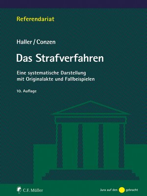cover image of Das Strafverfahren